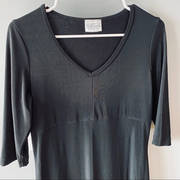 Willi Smith stretch black dress - Picture 2 of 6